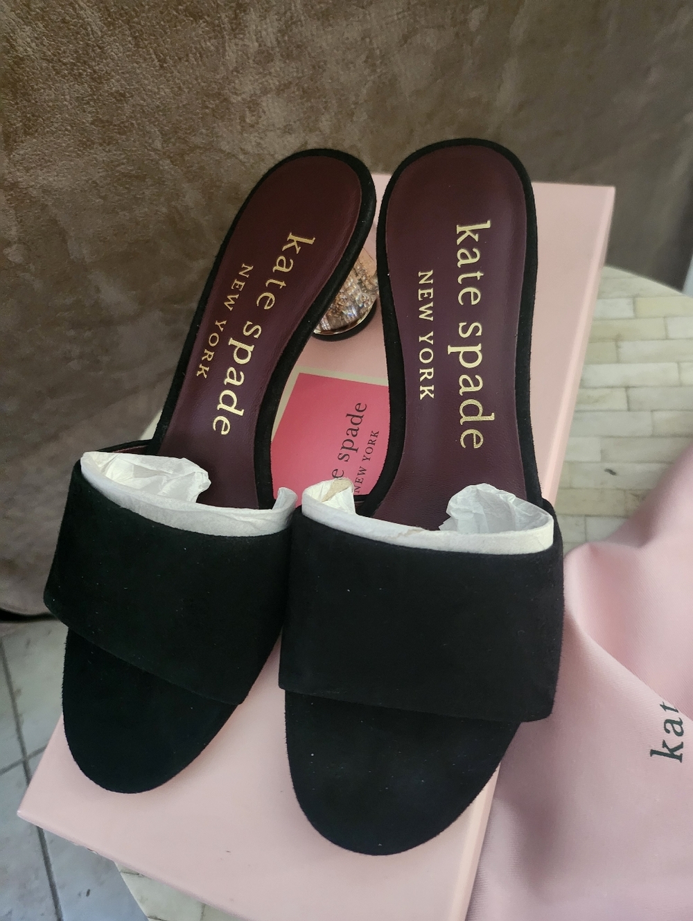 Kate Spade Polished Slide Sandals size 6.5 NEW - Picture 7 of 12